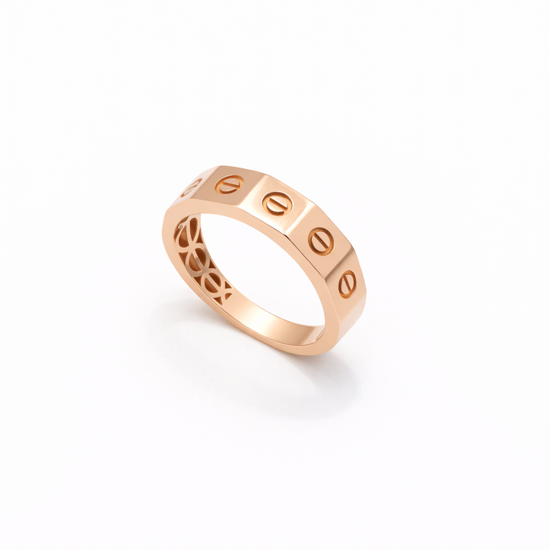 Золота каблучка Love Ring SVP