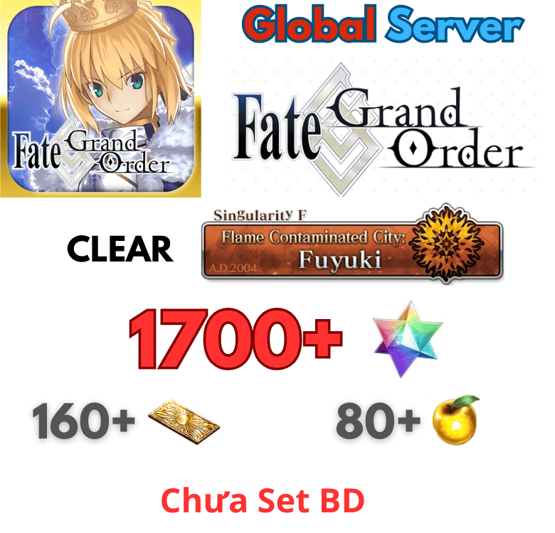 [Global/NA] FGO Starter Account NA basic Fuyuki