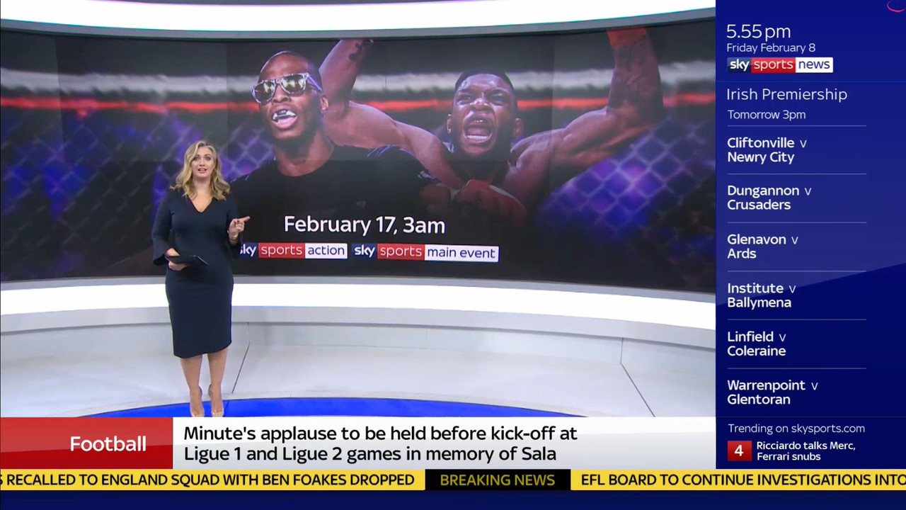 08 February - 17.00.00 - Sky Sports News At 5. A comprehensive r