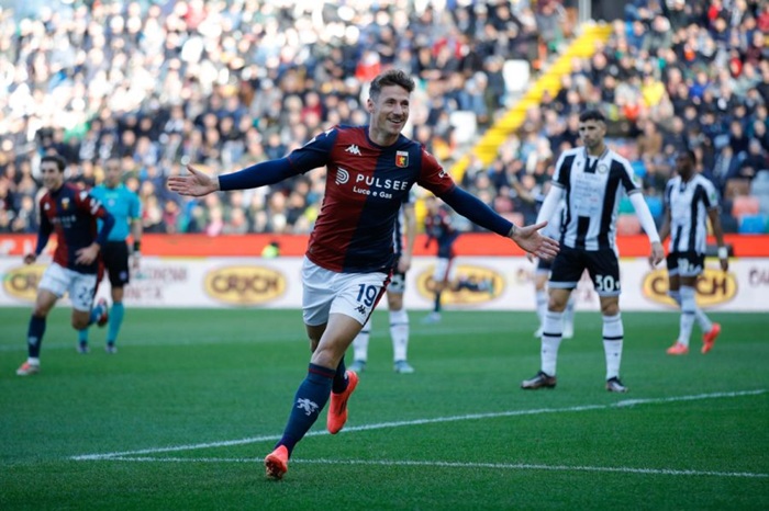 Udinese Calcio vs Genoa CFC, 00h00 ngày 09/12