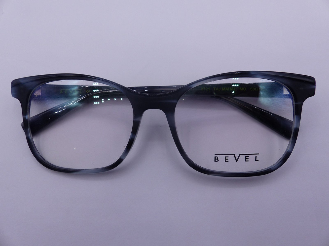 BEVEL 3721 TAJ MAHAL MOOD BLUE WOMENS EYEGLASSES FRAMES SIZE 53-17-135