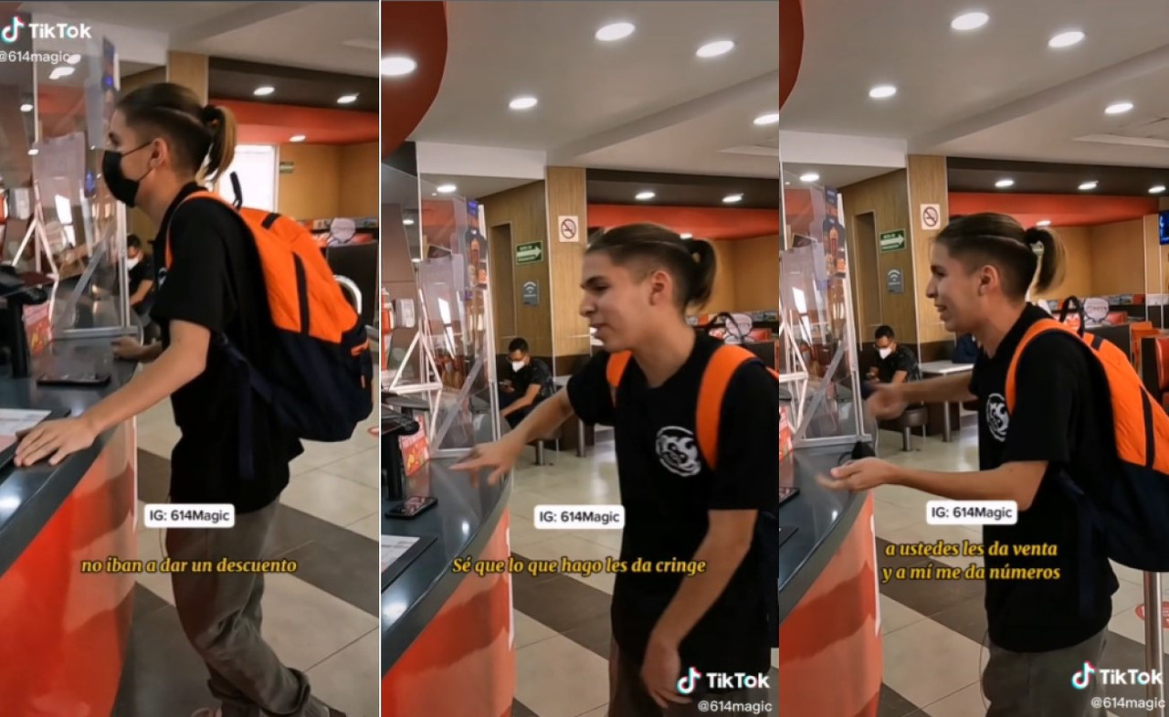 Jóvenes hicieron fila para rapear y obtener su descuento en KFC