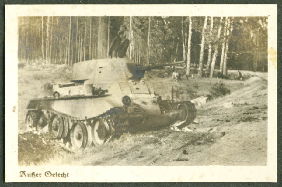 БТ-7 обр.1937 (СССР) потерянный 7 МК 1 МД Беларусь Лошница (01) из альбома части Люфтваффе