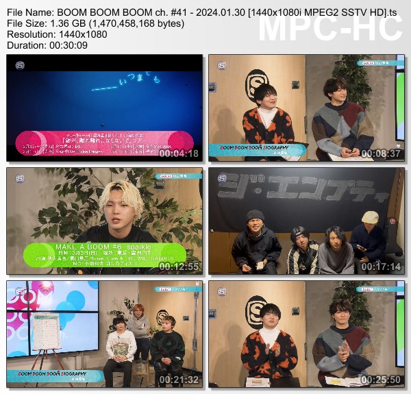 [TV-Variety] BOOM BOOM BOOM ch. #41 (SSTV 2024.01.30)