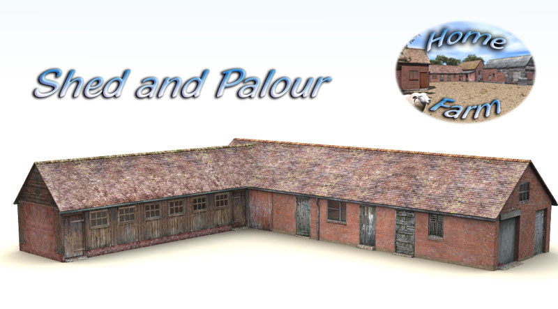 Home Farm Shed and Parlour for Poser 4+ (NLA)