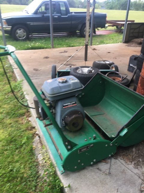 Ransomes push mower cheap