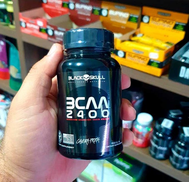 Bcaa 2400 – 100 Tabletes – Black Skull, Black Skull