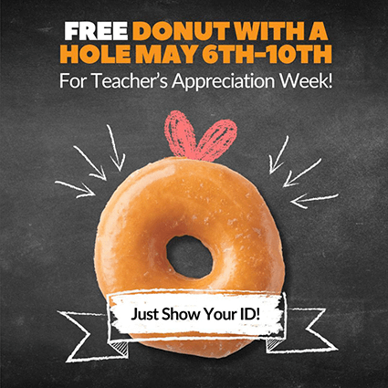 LaMar’s Celebrates Teachers with a Sweet Treat: FREE Donut Offer