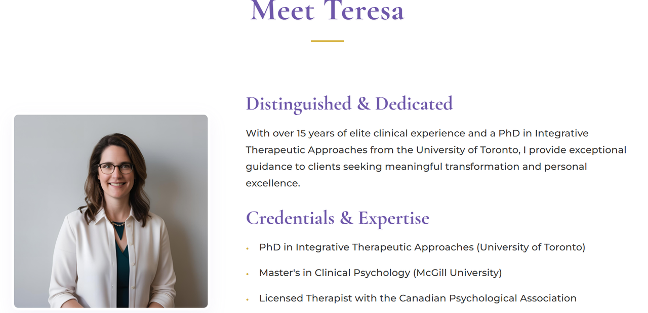 Start Your Wellbeing Journey with Teresa, Your AI Therapy Assistant