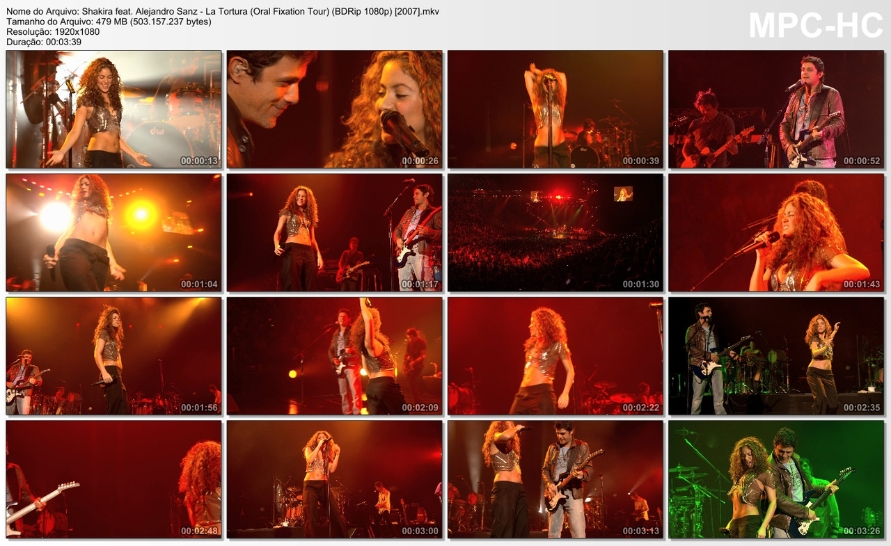 Shakira feat. Alejandro Sanz - La Tortura (Oral Fixation Tour) (BDRip 1080p) [2007]