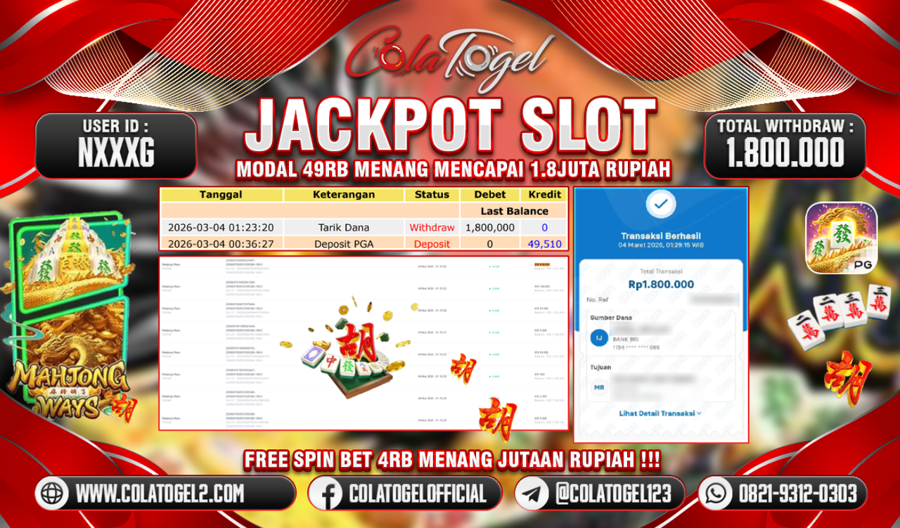 JACKPOT SLOT GACORR!!