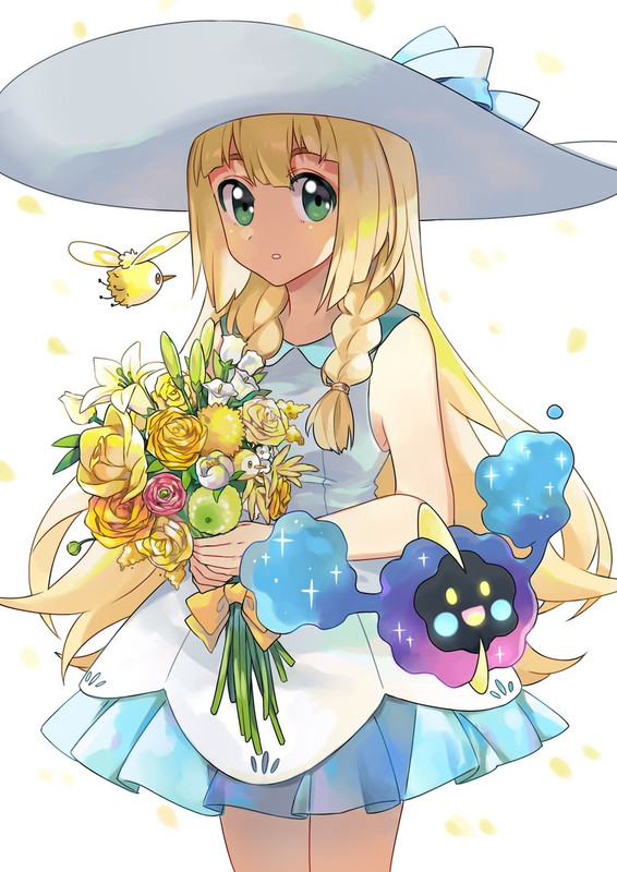 lillie-selene-cosmog-and-cutiefly-pokemo