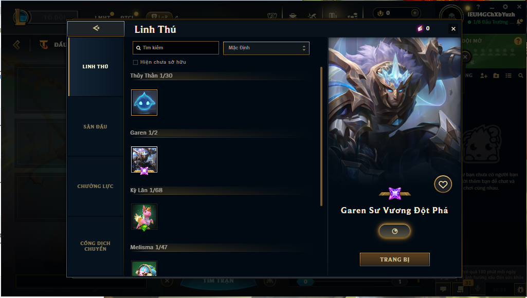 Acc DTCL # - Không Khung