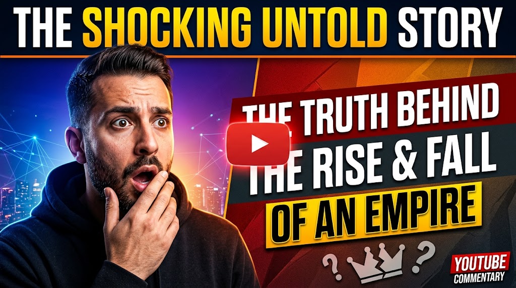 AI-generated example result for the youtube-thumbnail prompt: Reaction & Commentary YouTube Thumbnail AI Prompt #116 – Single-Scene Composition