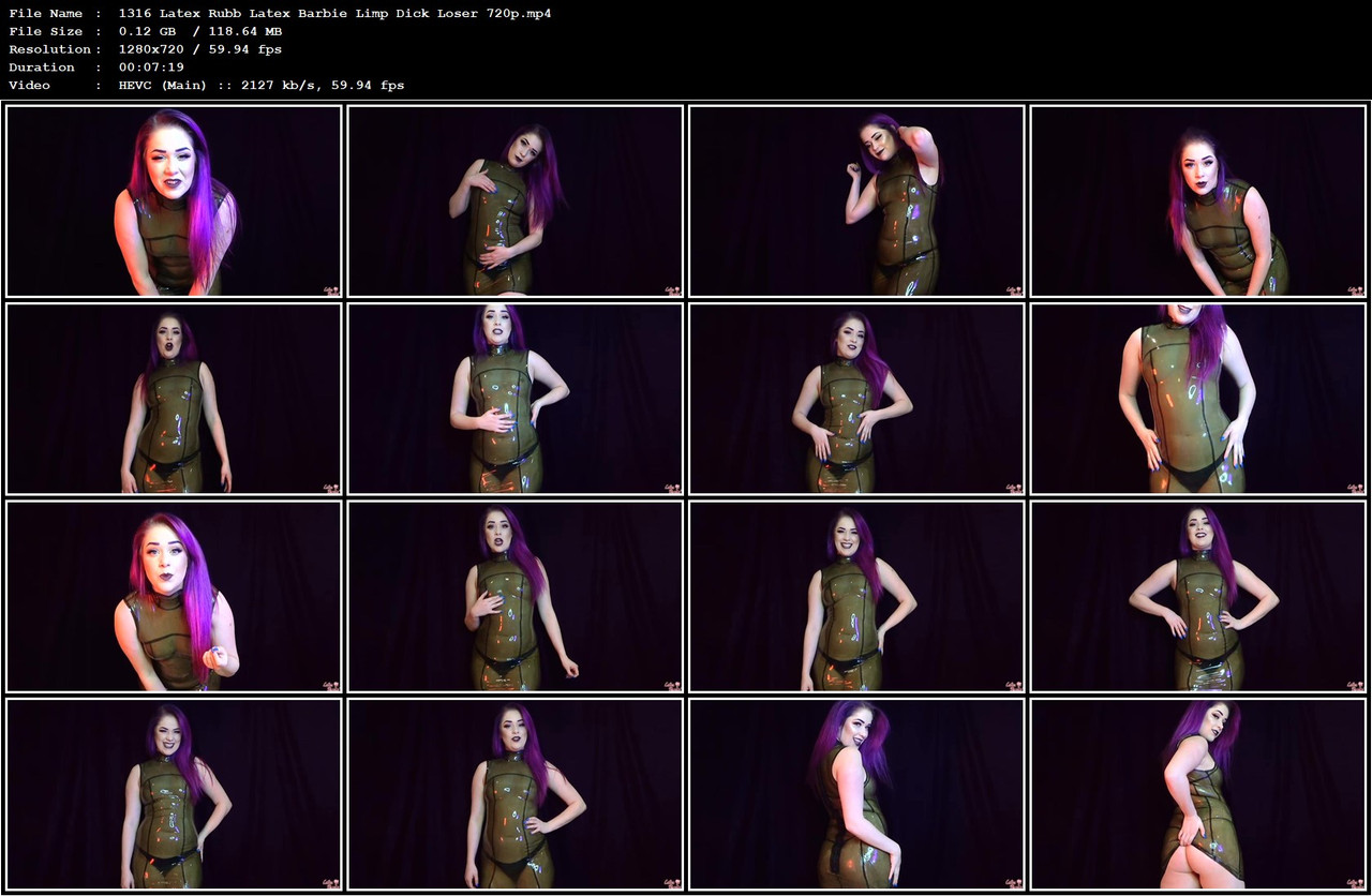 1316 Latex Rubb Latex Barbie Limp Dick Loser 720p mp4