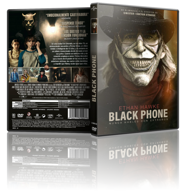 Portada - Black Phone [2021] [DVD9-Autoría] [Pal] [Cast/Ing/Fr/Ale] [Sub:Varios] [Terror/Thriller]