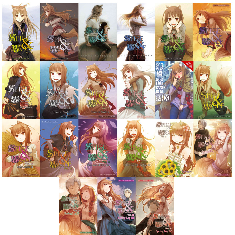 Spice and Wolf LIGHT NOVELS 1-21 TP