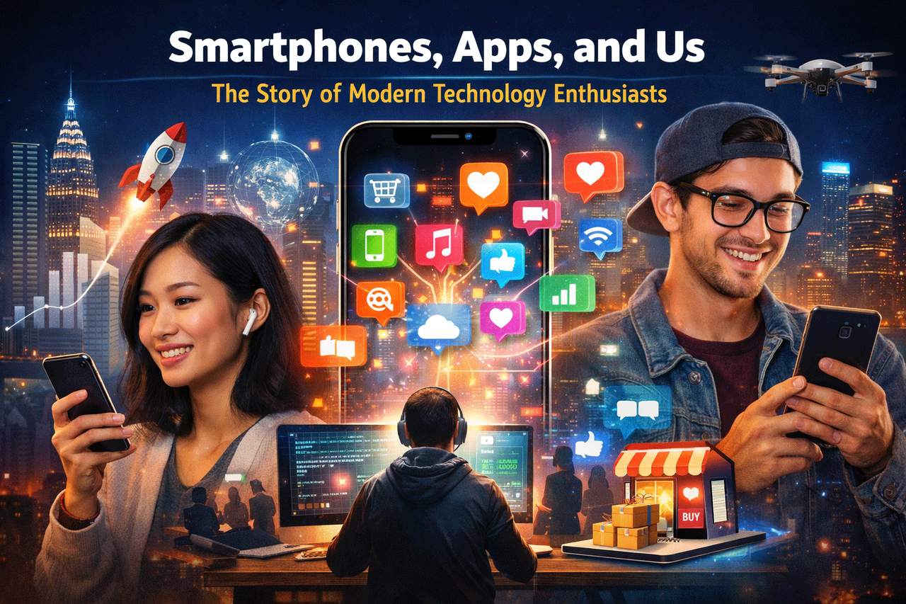 Smartphones And Apps: The Story of Modern Technology Enthusiasts