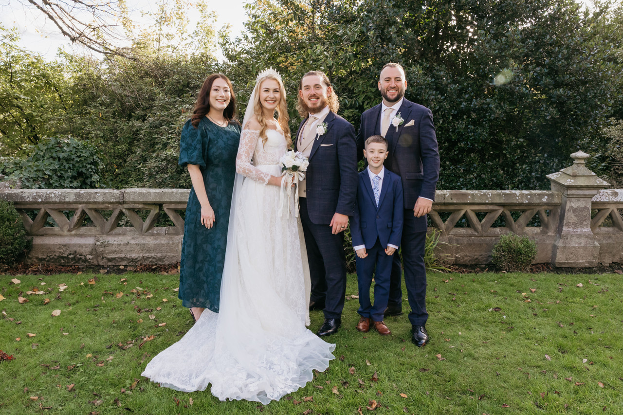 Family portrait with natural light