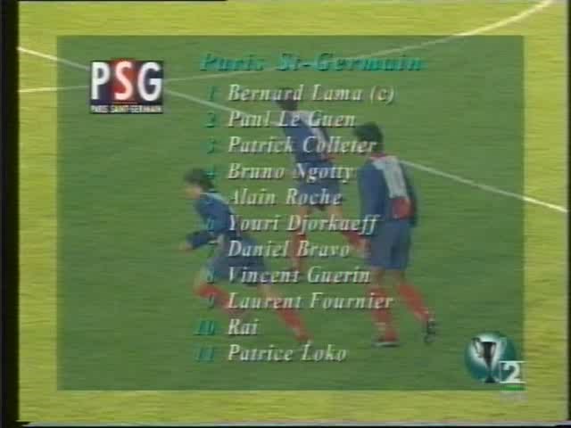 Recopa de Europa 1995/1996 - Final - Paris Saint-Germain Vs. Rapid Viena (480p) (Castellano) 1