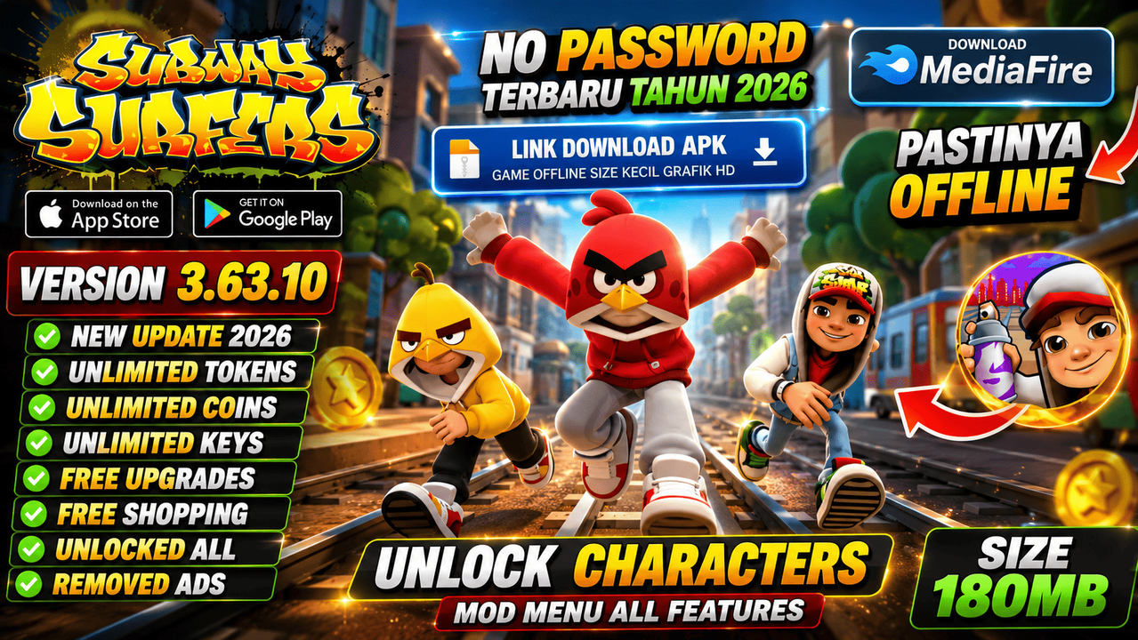 Subway Surfers Mod APK mod menu screenshot