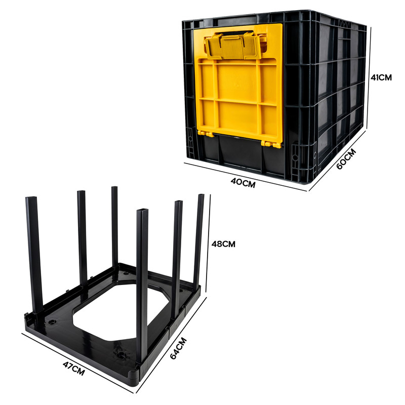 Estantera-Modular-con-Canastilla-Cerrada-y-Ventana-Frontal 5
