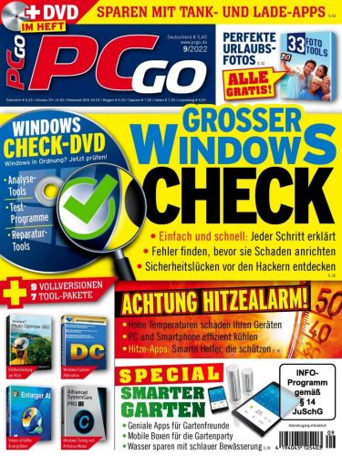 Cover: Pcgo Magazin September No 09 2022