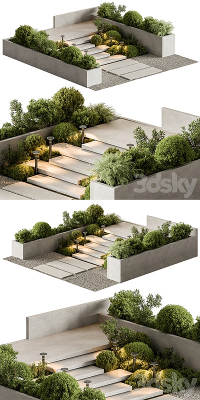 Landscape Furniture stairs - Set 100