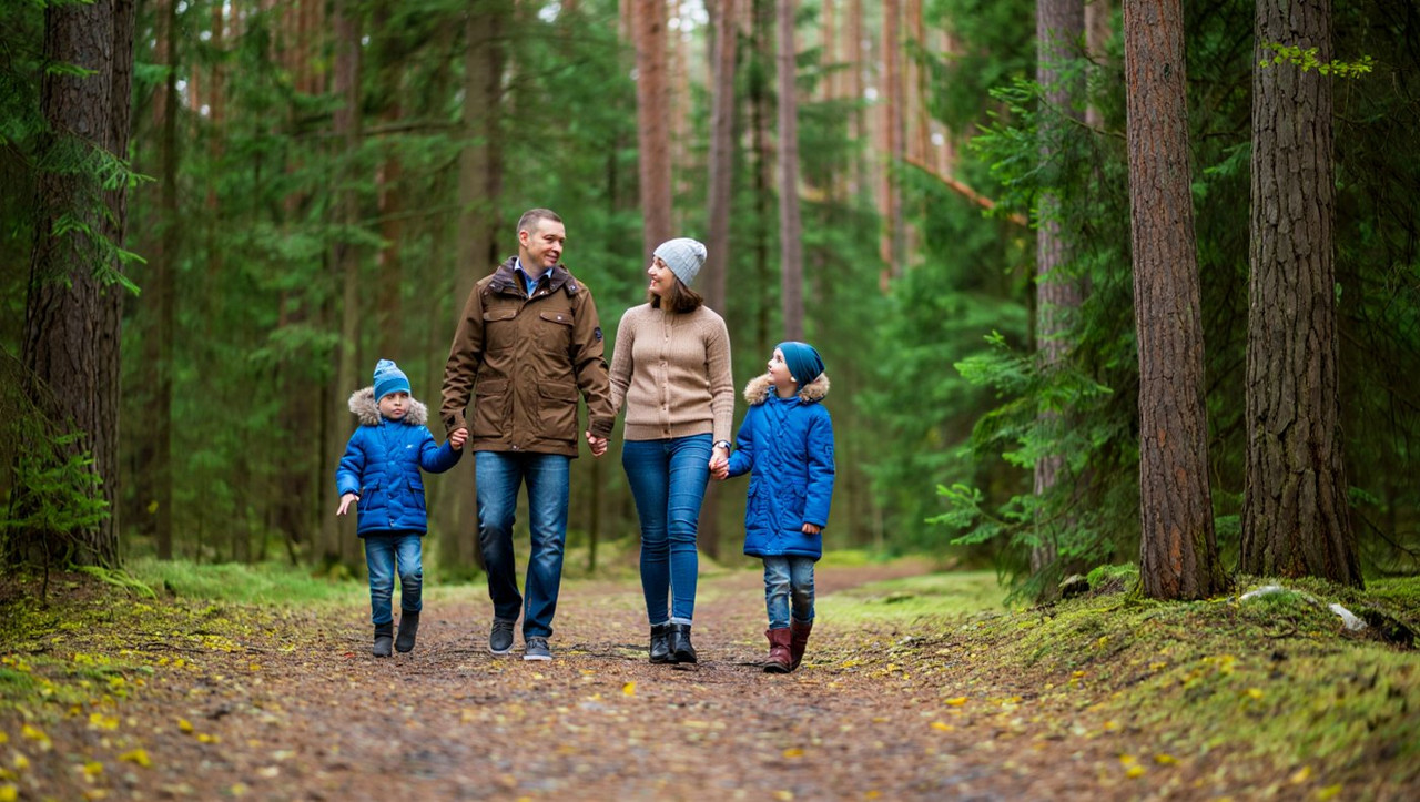 Семейная прогулка как альтернатива экранному времени и цифровой детоксикации