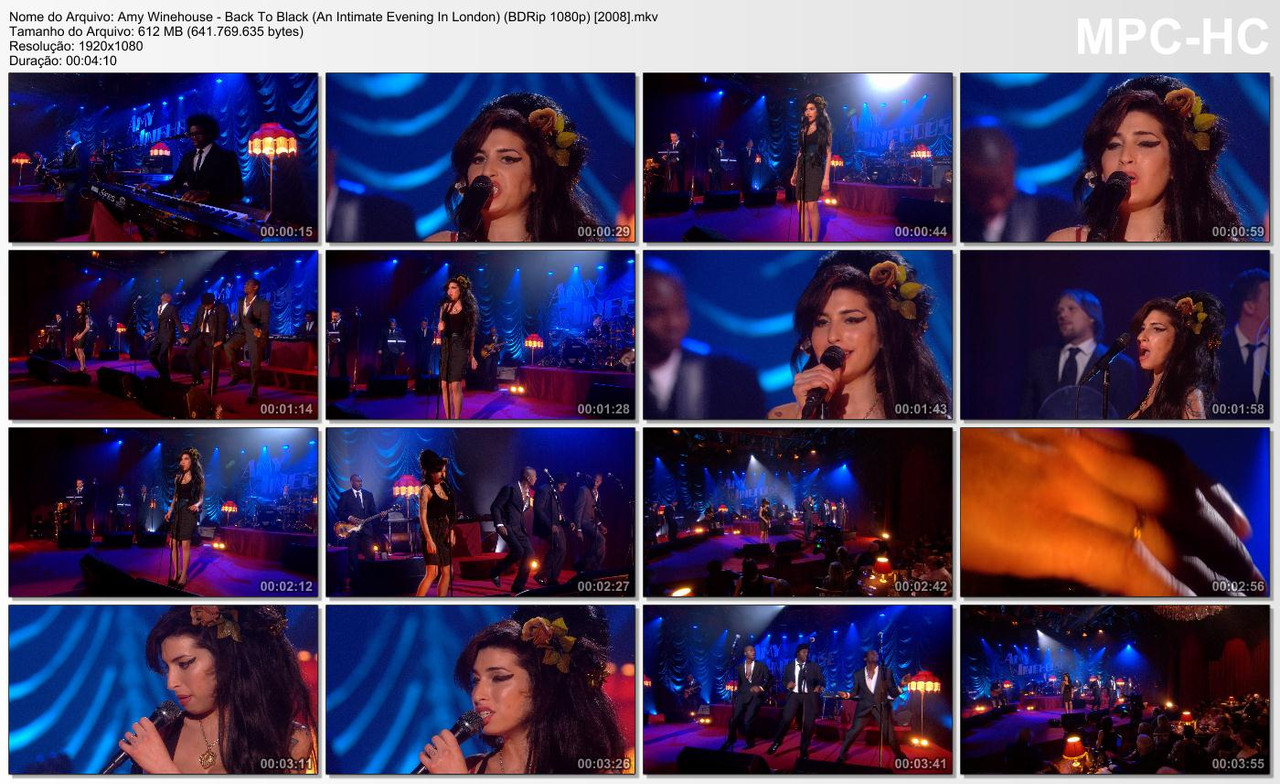 Amy Winehouse - Back To Black (An Intimate Evening In London) (BDRip 1080p) [2008]