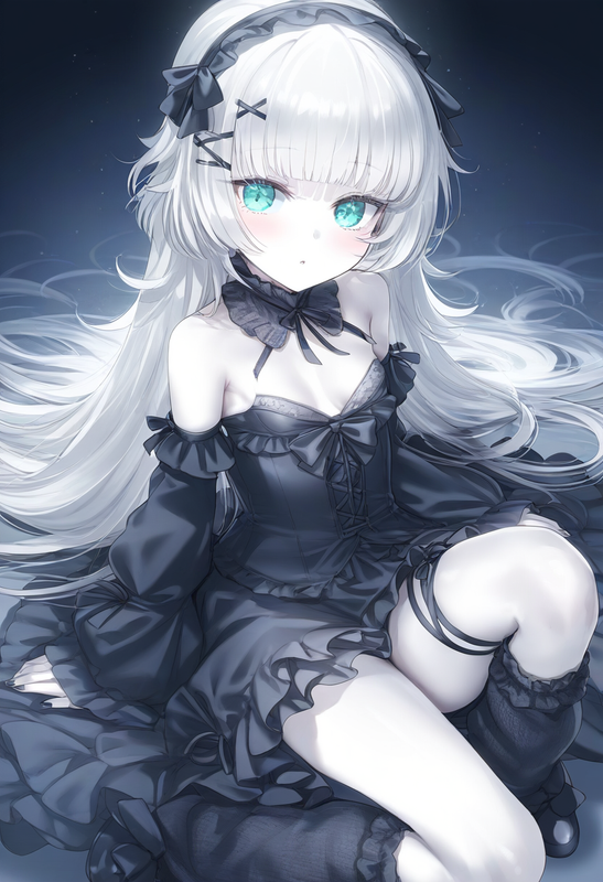 1girl, {{{{{Monochrome, Cartoon Cuts}}}}}, ks (xephyrks), ohlia, {kobayashi ritz s-1061261937