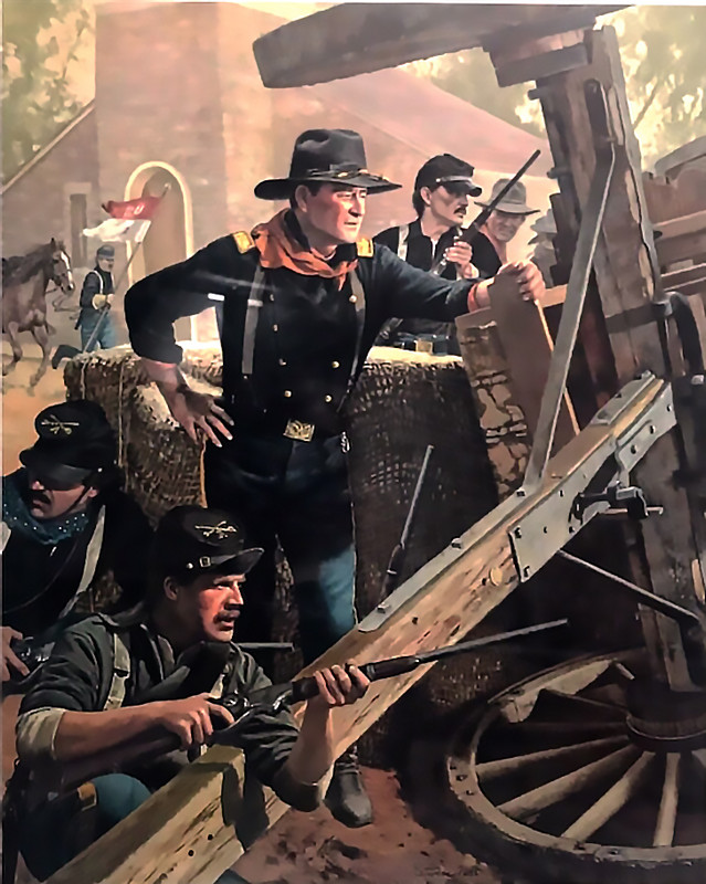 Civil americana,Vicksburg,a la espera de,John Wayne,Don Stiver.