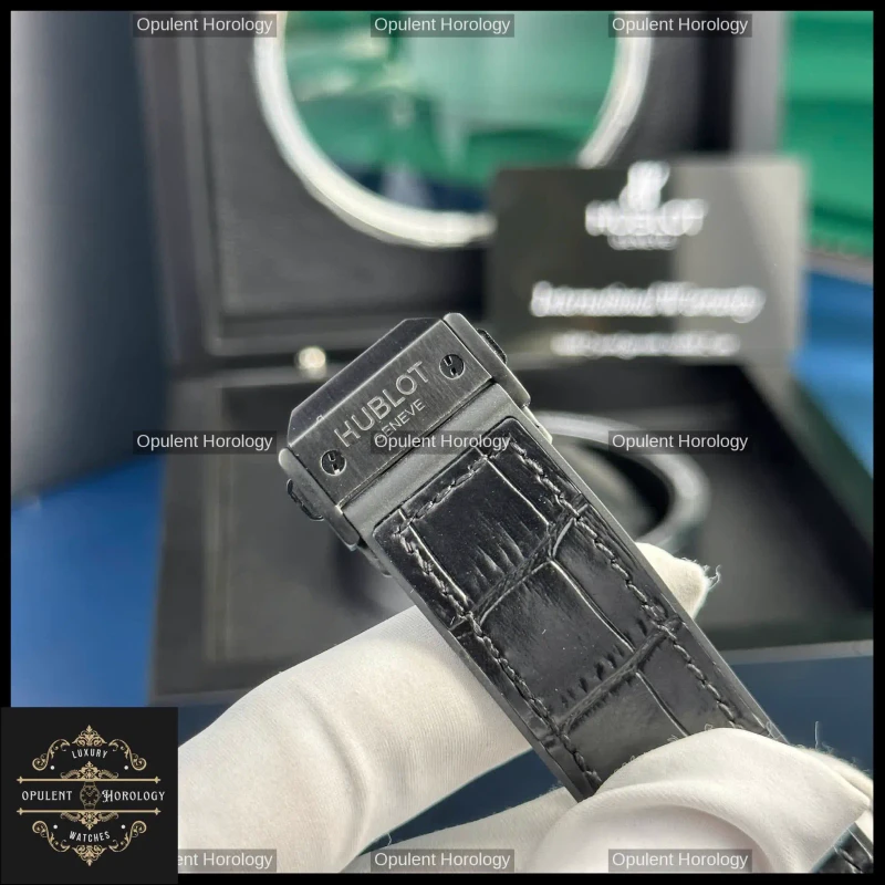 Hublot Classic Fusion Skeleton Tourbillon Black Ceramic Watch 45mm