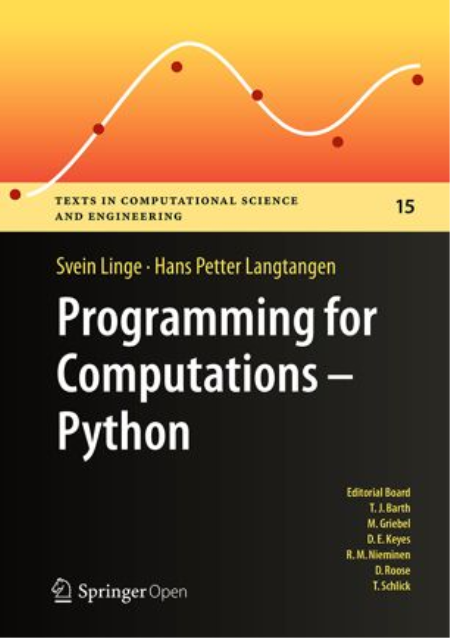 Programming for Computations - Python (True PDF,EPUB)