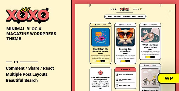 Xoxo – Blog & Magazine WordPress Theme