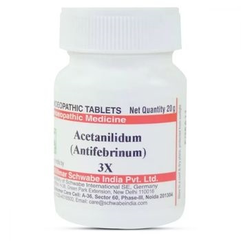 Willmar Schwabe India Acetanilidum (Antifebrinum) 3X (20g)