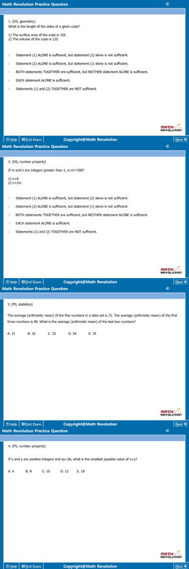 Math Revolution Questions