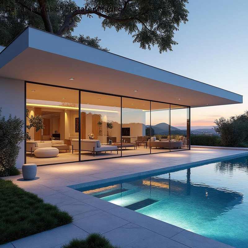 cerramiento de terrazas con cortinas de cristal