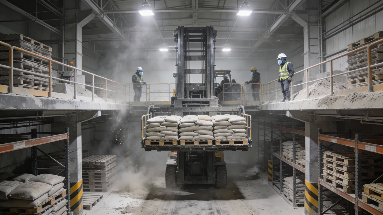 Подъемник для цементного завода