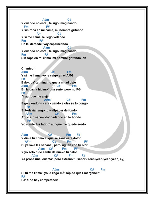 Volando Remix Mora Sech Bad Bunny Letra y Acordes by MUSICTUTORIALS_page-0003