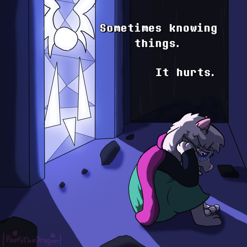 Ralsei sometimes knowing things hurts