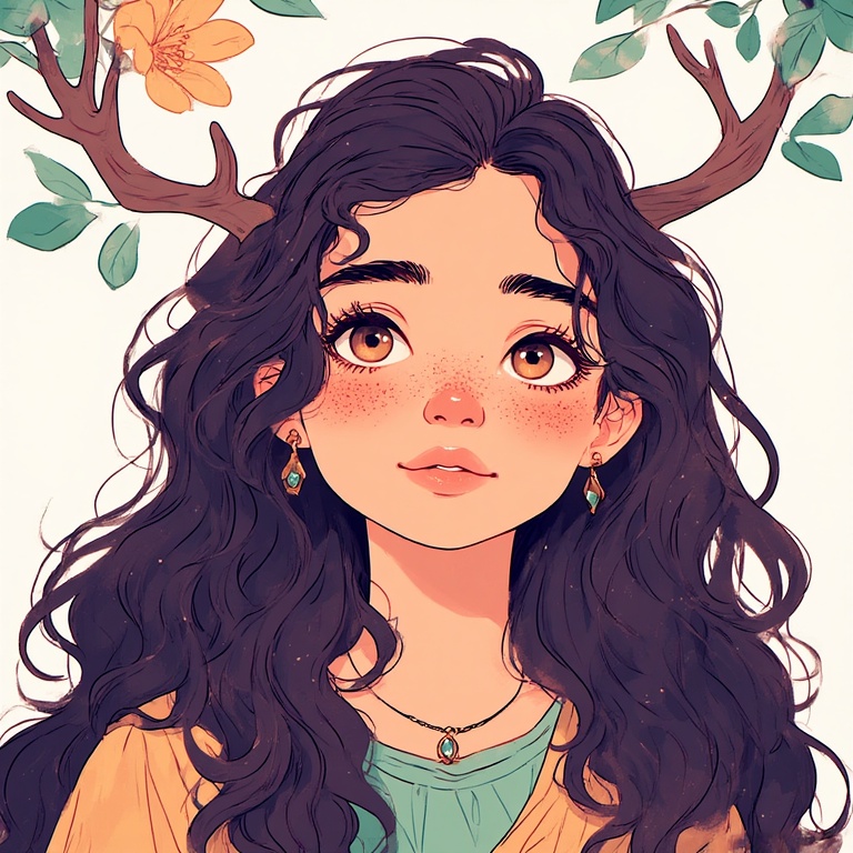 A-cute-cartoon-showing-Goddess-1