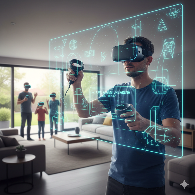 Pacchetto VR Builder: esperienze immersive e costruzione ambienti in realtà virtuale