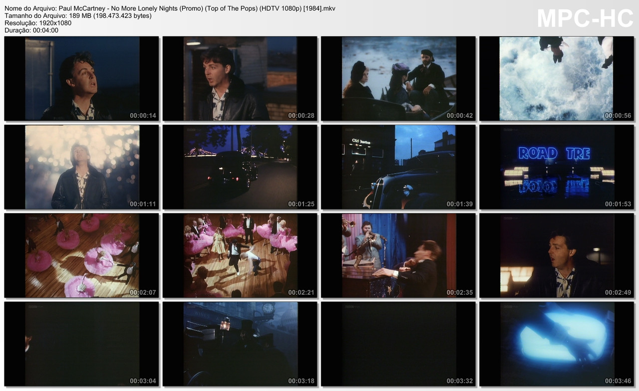 Paul McCartney - No More Lonely Nights (Promo) (Top of The Pops) (HDTV 1080p) [04.10.1984]