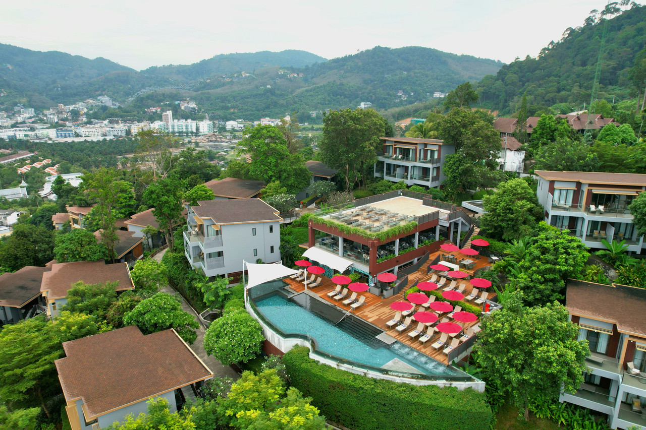 Luxury hospitality architecture and pool