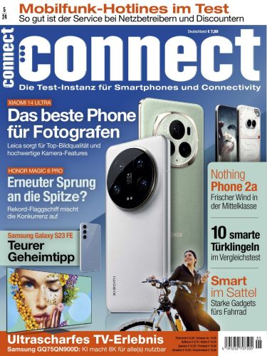 Cover: Connect Magazin für Telekommunikation Mai No 05 2024