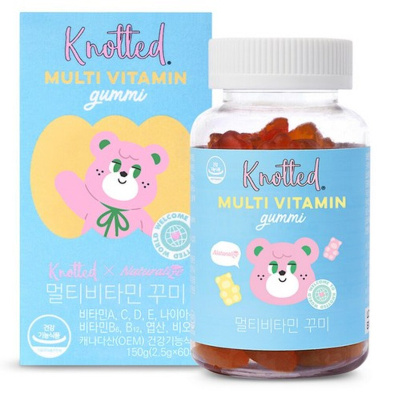 노티드 멀티비타민 꾸미 60p 150g 1개1
