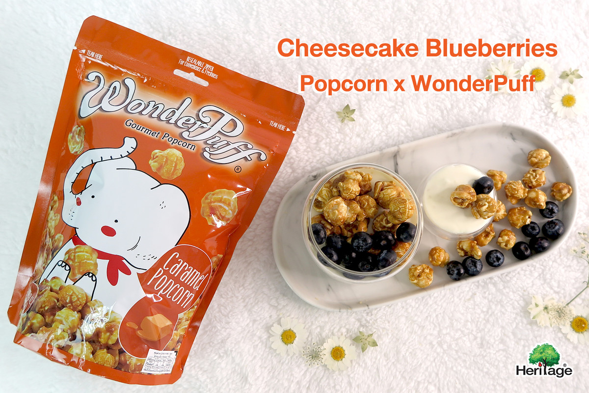 4 Cheesecake Blueberries Popcorn x Wonder Puff 0