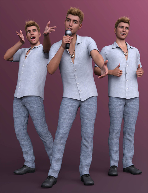 CDI Comedian Poses for Genesis 8.1 Male CDI Comedian Poses for Genesis 8.1 Male