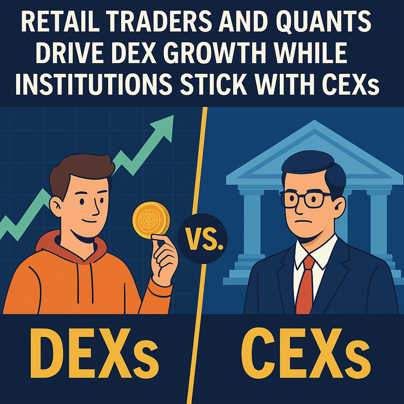Retail Traders and Quants Power DEX Growth While Institutions Stick With CEXs, Says Bitget
